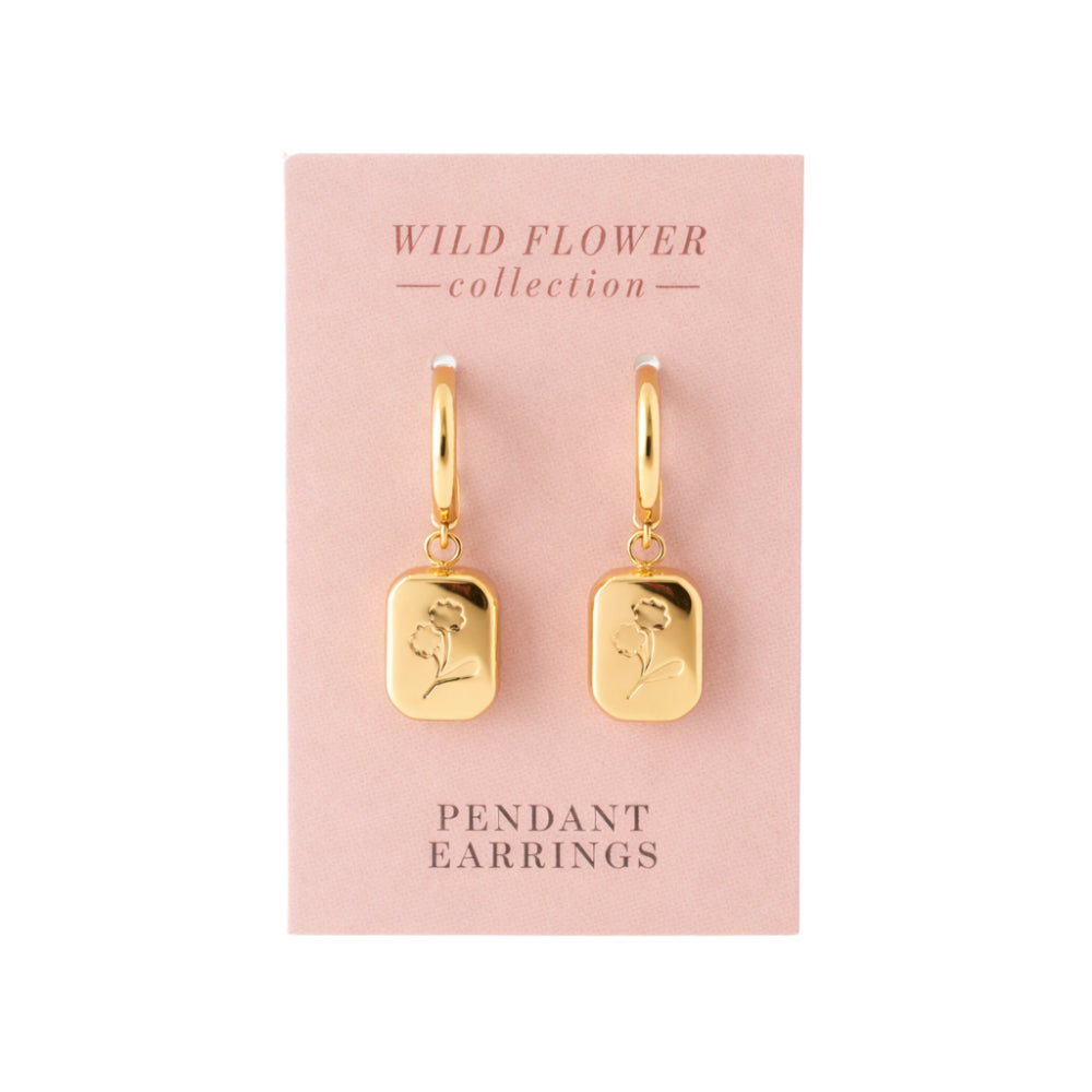 K&Co. Wild Flower Collection Pendant Earrings - BUDS